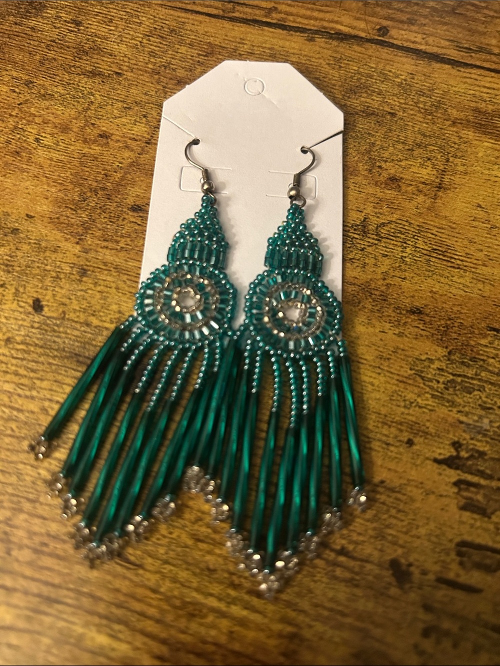 Indian earrings Made by Cherokees